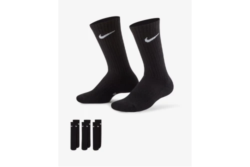 Nike Everyday Cushioned Dri-Fit Kάλτσες Ψηλές 3 Ζευγάρια (SX6842 010)