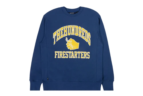 The Hundreds Athletics Crewneck Μπλούζα Με Λαιμόκοψη Ανδρική (T23F102009 BLUE)