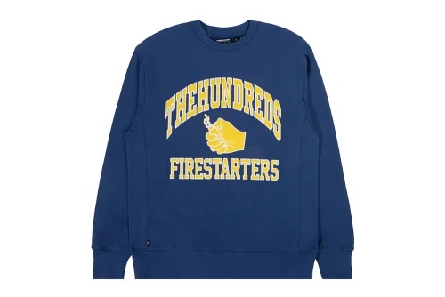 The Hundreds Athletics Crewneck Μπλούζα Με Λαιμόκοψη Ανδρική (T23F102009 BLUE)