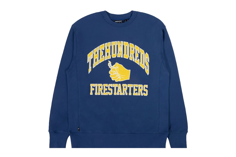 The Hundreds Athletics Crewneck Μπλούζα Με Λαιμόκοψη Ανδρική (T23F102009 BLUE)