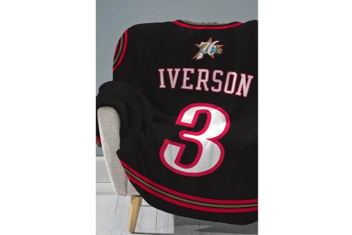 Sleep Squad Allen Iverson Raschel Throw Blanket 60X80In  Κουβέρτα (T8-NBH-76R-AIV)