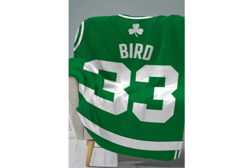 Sleep Squad Larry Bird Raschel Throw Blanket 60X80In Κουβέρτα (T8-NBH-CEL-LBI)