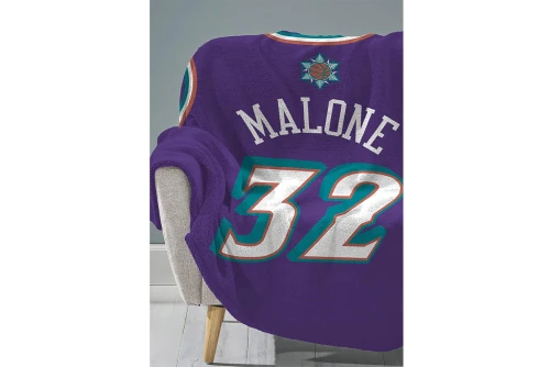 Sleep Squad Karl Malone Raschel Throw Blanket 60X80In Κουβέρτα (T8-NBH-JAZ-KMA)