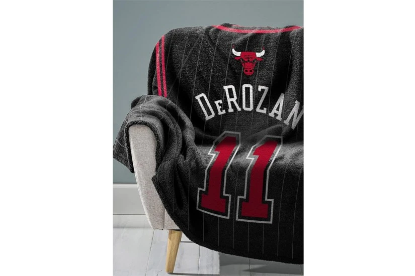Sleep Squad Demar Derozan Raschel Throw Blanket 60X80In Κουβέρτα