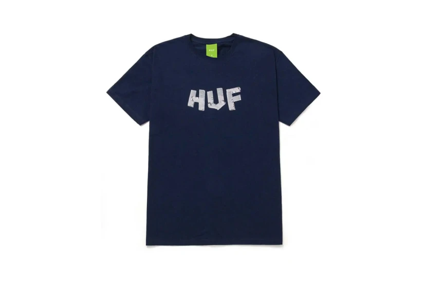 Huf Fixed It S-S Tee T-Shirt Ανδρικό (TS01820 NAVY)