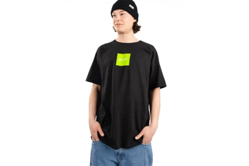 Huf Set Box S-S  T-Shirt Ανδρικό (TS01954 BLACK)
