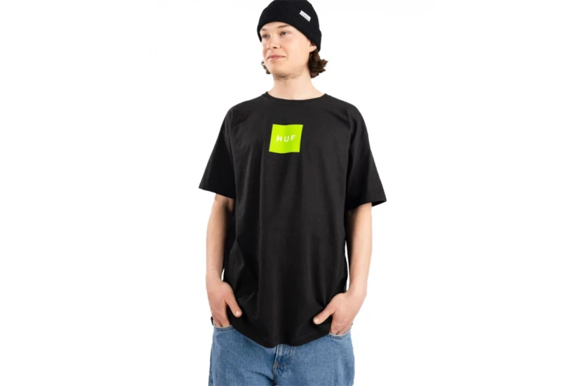 HUF Set Box Ανδρικό Κοντομάνικο T-Shirt Μαύρο