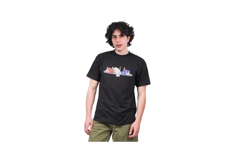 HUF Car Show Ανδρικό Κοντομάνικο T-Shirt Μαύρο