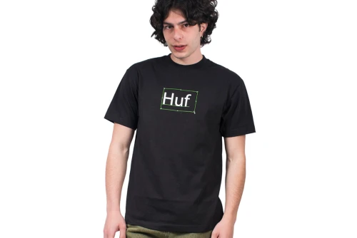 Huf Deadline S-S T-Shirt Ανδρικό (TS02192 BLACK)