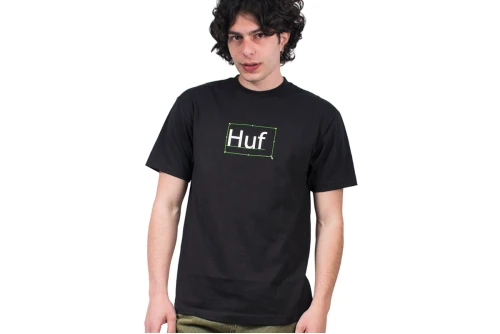 Huf Deadline S-S T-Shirt Ανδρικό (TS02192 BLACK)