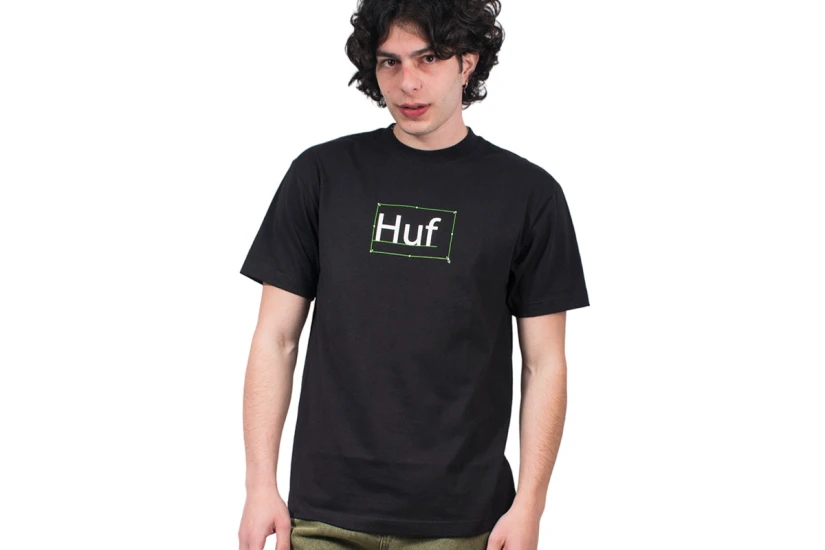 HUF Deadline Ανδρικό Κοντομάνικο T-Shirt Μαύρο