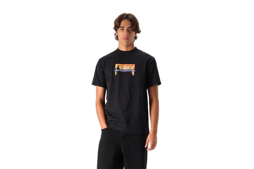 Huf Bail Bonds Ανδρικό Κοντομάνικο T-Shirt Μαύρο