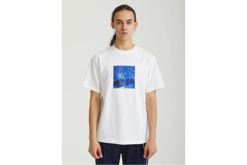 Huf H Class Emblem Ανδρικό Κοντομάνικο T-Shirt Λευκό