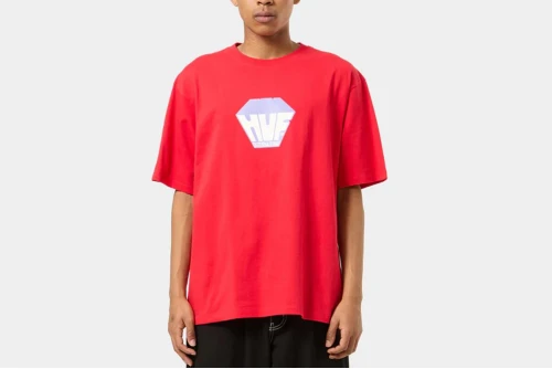 Huf Big Block S-S T-Shirt Ανδρικό (TS02396 TOMATO)