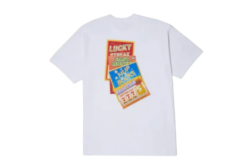 Huf Lucky S-S T-Shirt Ανδρικό (TS02398 WHITE)