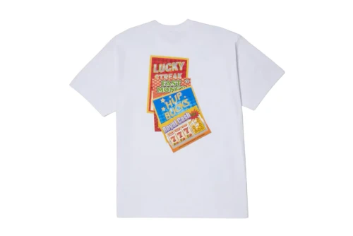 Huf Lucky S-S T-Shirt Ανδρικό (TS02398 WHITE)