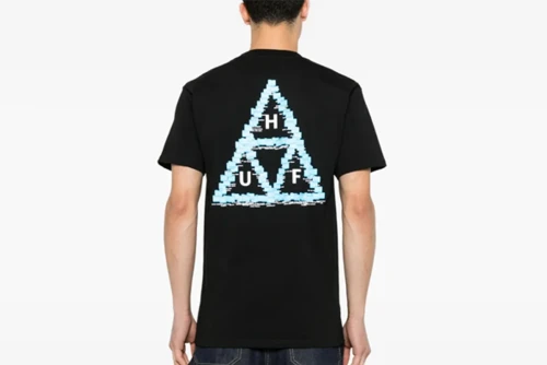 Huf Desktop S-S T-Shirt Ανδρικό (TS02400 BLACK)