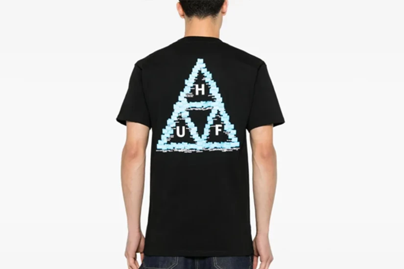 Huf Desktop Ανδρικό Κοντομάνικο T-Shirt Μαύρο