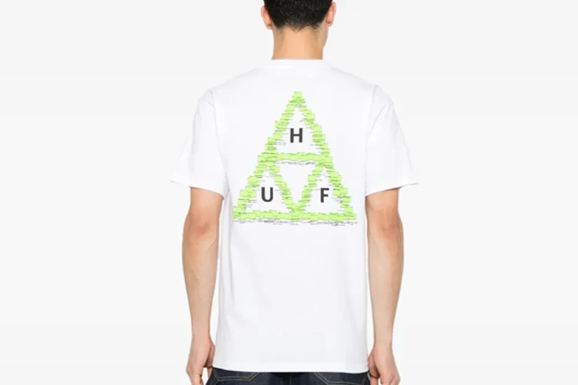Huf Desktop Ανδρικό Κοντομάνικο T-Shirt Λευκό