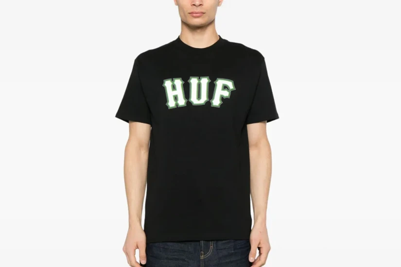 Huf Giant Ανδρικό Κοντομάνικο T-Shirt Μαύρο