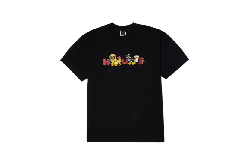 Huf Havecooth Ανδρικό Κοντομάνικο T-Shirt Μαύρο