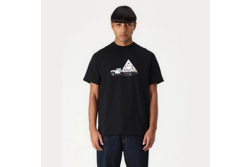 Huf High Clearance Ανδρικό Κοντομάνικο T-Shirt Μαύρο