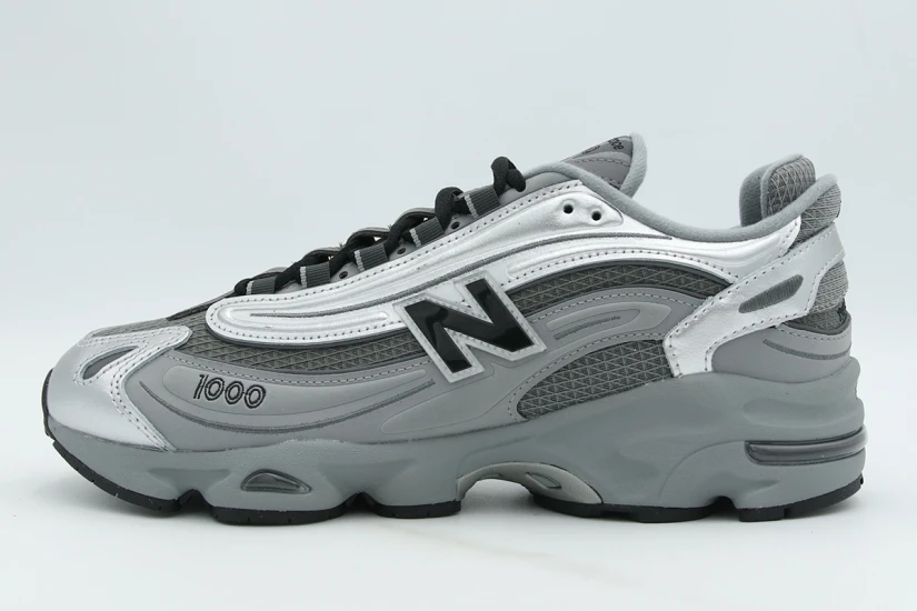 New Balance 1000 Unisex Sneakers Γκρι Σκούρο, Ασημί