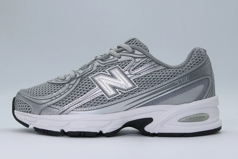 New Balance 740 Unisex Sneakers Ασημί, Λευκά