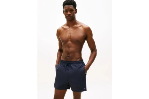 Tommy Jeans Tonal Logo Mid Length Μαγιό Σορτς Ανδρικό (UM0UM03730 DBZ)