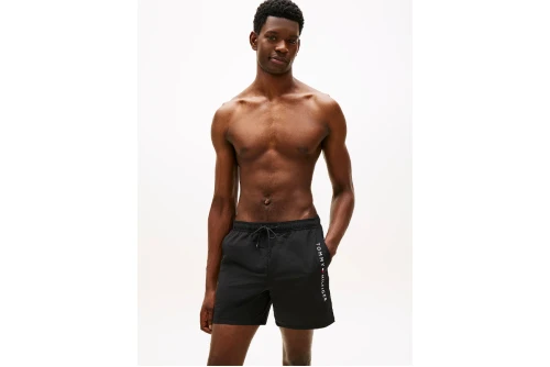 Tommy Jeans Original Logo Mid Length Μαγιό Σορτς Ανδρικό (UM0UM03748 BDS)