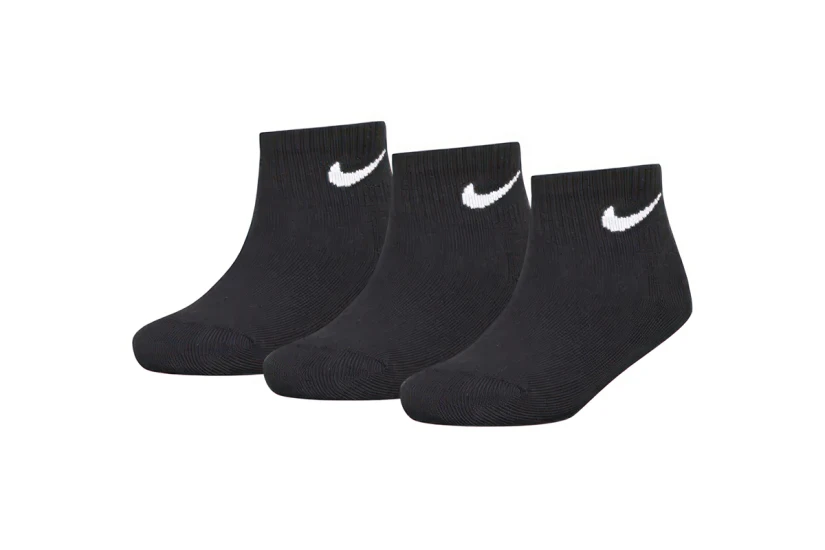Nike Cushioned Παιδικές Κάλτσες Μαύρες 3 Ζευγάρια