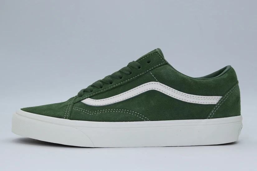 Vans Old Skool Ανδρικά Sneakers Κυπαρισσί, Λευκά