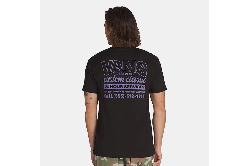 Vans Shop Front Ανδρικό Κοντομάνικο T-Shirt Μαύρο