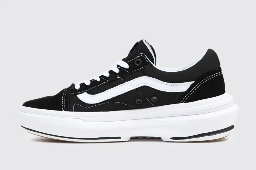 Vans Old Skool Over Sneakers Μαύρα, Λευκά