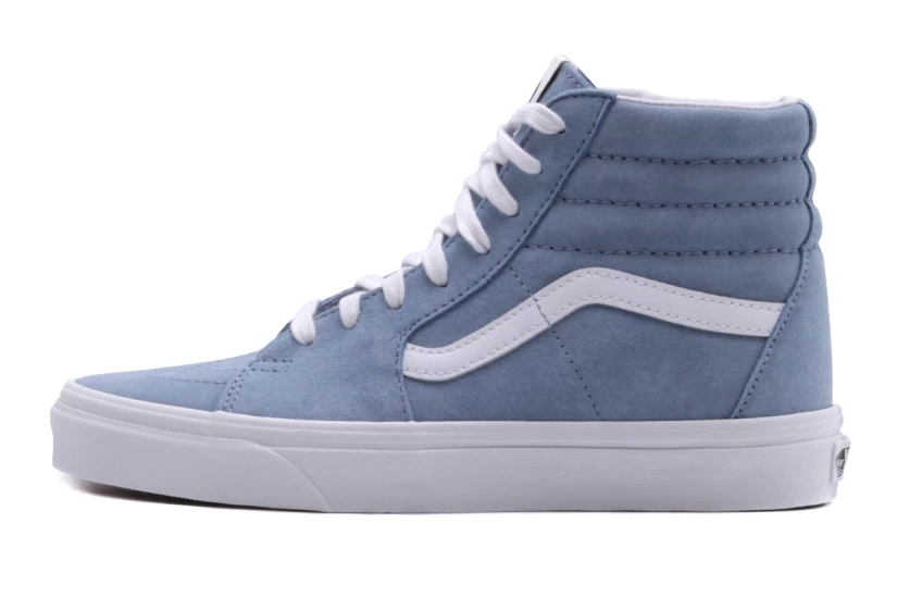 Vans Sk8-Hi Ανδρικά Sneakers Μποτάκια Γαλάζια, Λευκά