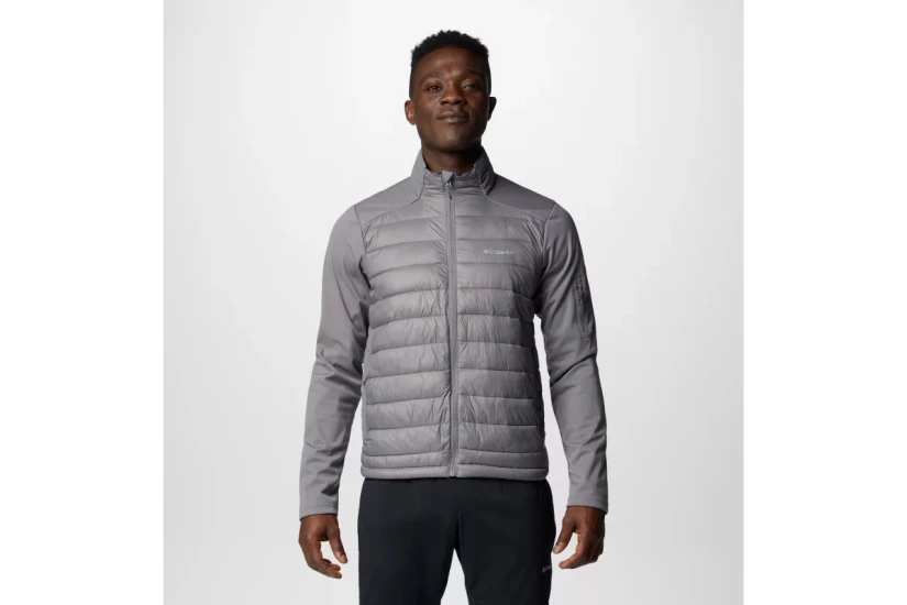 Columbia Tech Hybrid Ανδρικό Softshell Μπουφάν Γκρι
