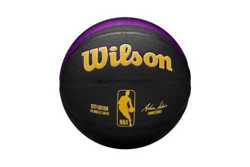 Wilson Nba Team City Collector Los Angeles Lakers Μπάλα Μπάσκετ (WZ4024114XB)