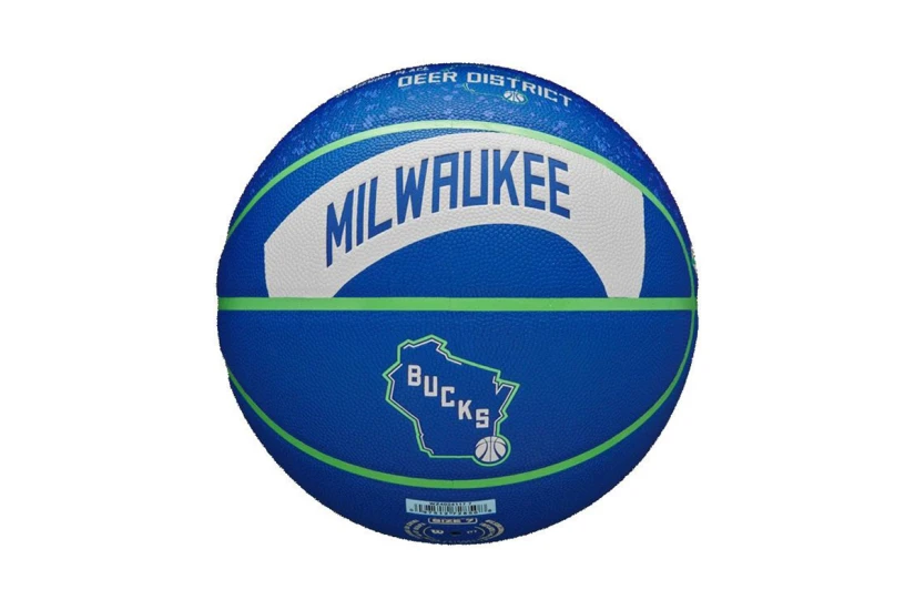 Wilson NBA Milwaukee Bucks Team City Collector 2023 Μπάλα Μπάσκετ