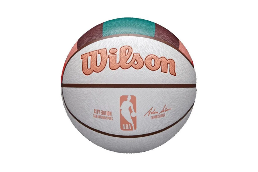 Wilson NBA Team City Collector San Antonio Spurs Μπάλα Μπάσκετ Πολύχρωμη
