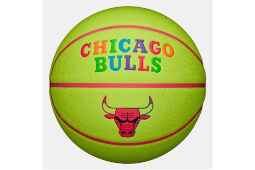 Wilson Nba Team Chicago Bulls Size 7 Μπάλα Μπάσκετ (WZ4037402XB7)