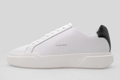 Calvin Klein Avenue Leather Logo Sneakers (YM0YM01344 01W)