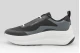 Calvin Klein Emblem Logo Chunky Runner Ανδρικά Sneakers Μαύρα, Λευκά