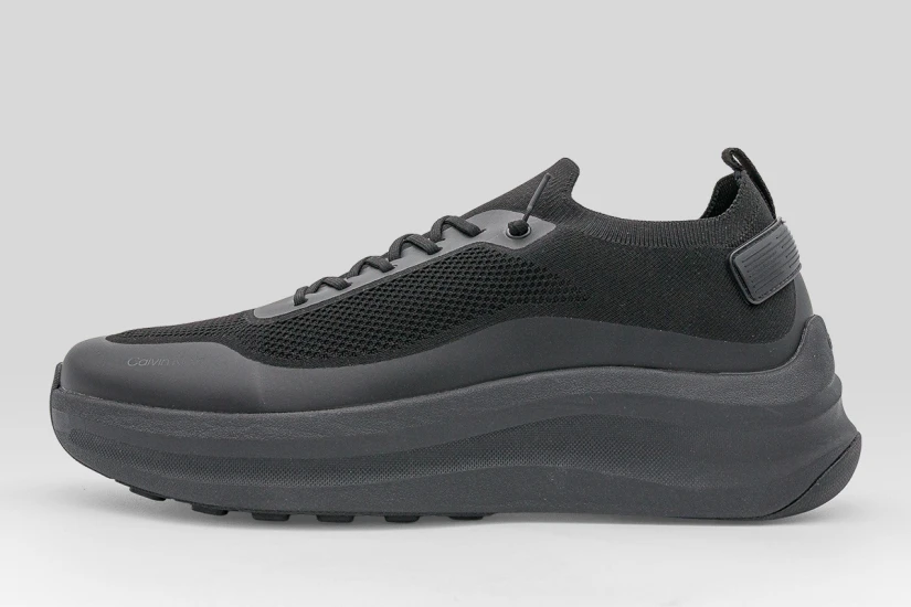 Calvin Klein Mesh Chunky Runner Sock Ανδρικά Sneakers Μαύρα
