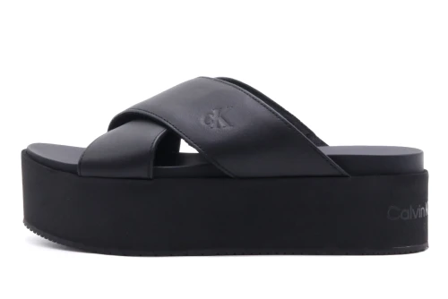 Calvin Klein Flatform Cross Mg Uc Σανδάλια (YW0YW01349 0GT)