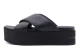Calvin Klein Flatform Cross Ανοιχτά Γυναικεία Παπούτσια Μαύρα