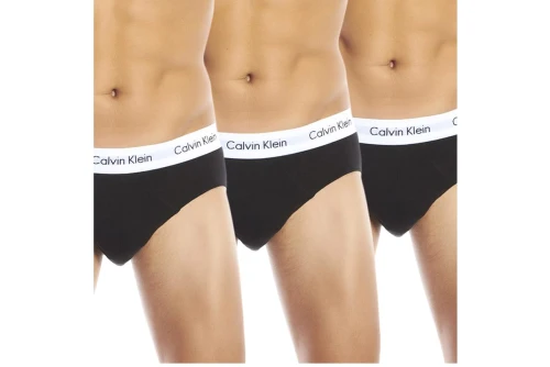 Calvin Klein Cotton Stretch Εσώρουχο Σλιπ Ανδρικό 3-Τεμάχια (0000U2661G 001)