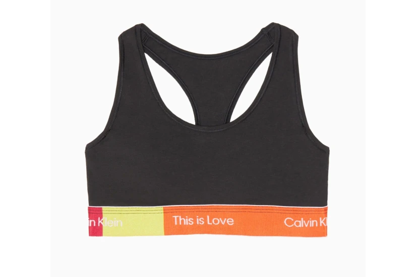 Calvin Klein Unlined Γυναικείο Bralette Μαύρο