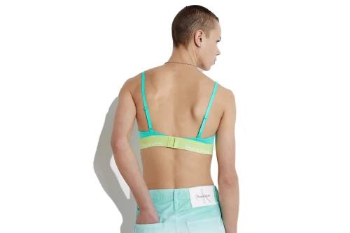 Calvin Klein Lght Lined Triangle Bralette Γυναικείο (000QF7282E 9T7)