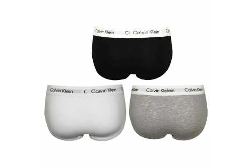 Calvin Klein Cotton Stretch Εσώρουχο Σλιπ Ανδρικό 3-Τεμάχια (000U2661G H50)