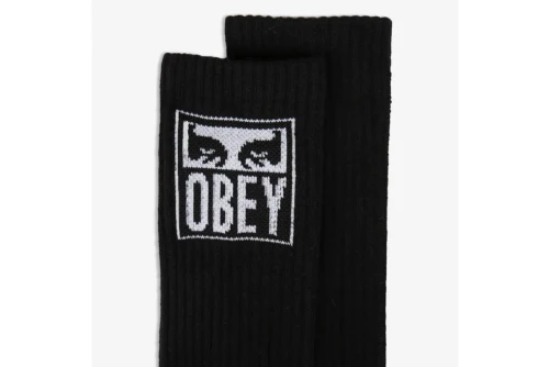Obey Eyes Icon Κάλτσες Ψηλές 1 Ζευγάρι (100260141 BLACK)